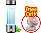 Hydrogen Water Bottle + FREE GIFT Fan Humidifier