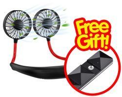 Hands free Neck Fans + FREE GIFT Nano Beauty Mist Spray Hands free Neck Fans + FREE GIFT Nano Beauty Mist Spray