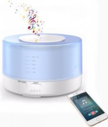 Aroma Humidifier with BlueTooth Speaker & 7 Mood Color Changer Aroma Humidifier with BlueTooth Speaker & 7 Mood Color Changer