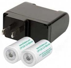 Charger & 2 Rechargeable Batteries for Fresh Air Buddy