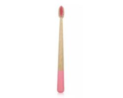 Natural Bamboo Toothbrush Pink Natural Bamboo Toothbrush Pink